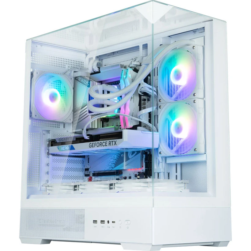 ZALMAN P40 Prism White (P40PRISMWHITE) (UA) Подсветка на комплектных кулерах