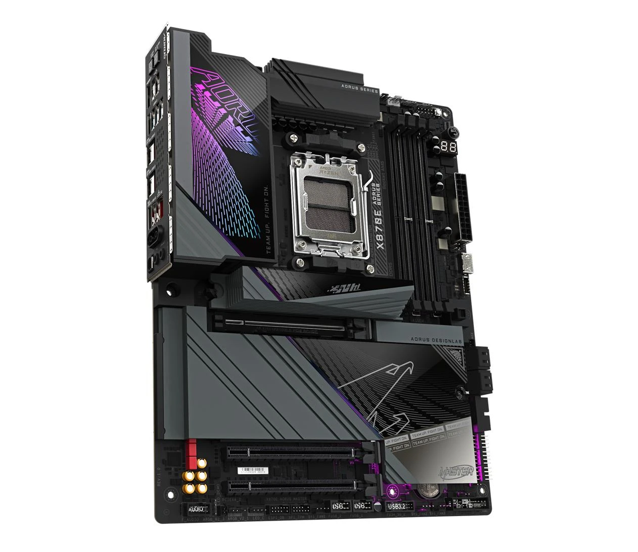 Gigabyte X870E AORUS MASTER EU сумісність з M.2 SSD-приводами з радіатором  Ні 