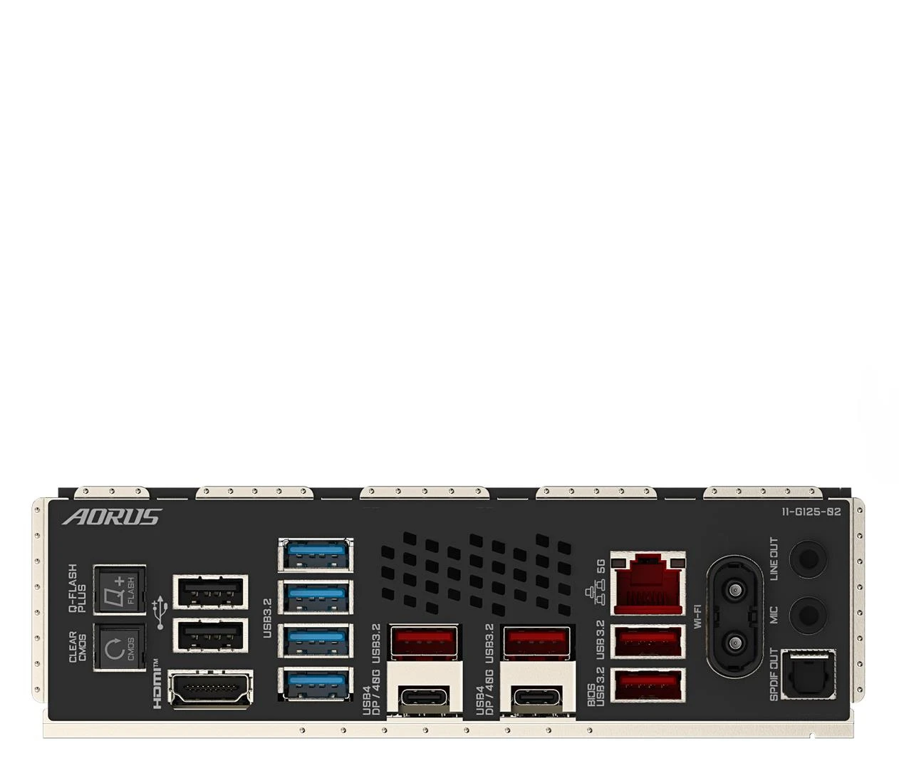 Gigabyte X870E AORUS MASTER EU Охолодження розділу живлення радіатором  Так (повністю охолоджена живлення з алюмінієвим радіатором) 