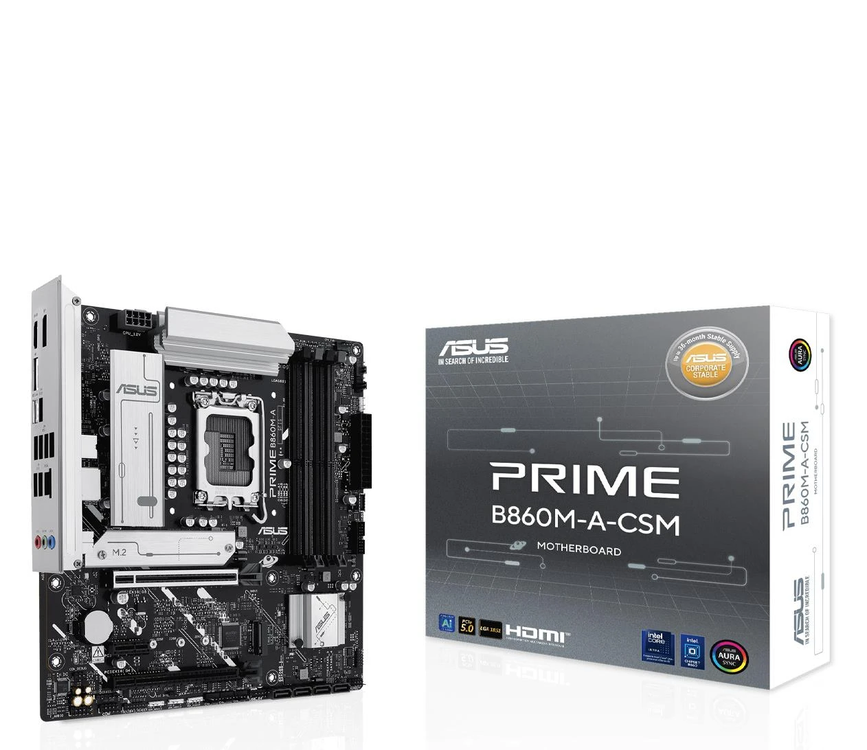 ASUS PRIME B860M-A-CSM EU Конструкція живної частини  7+1+1+1 
