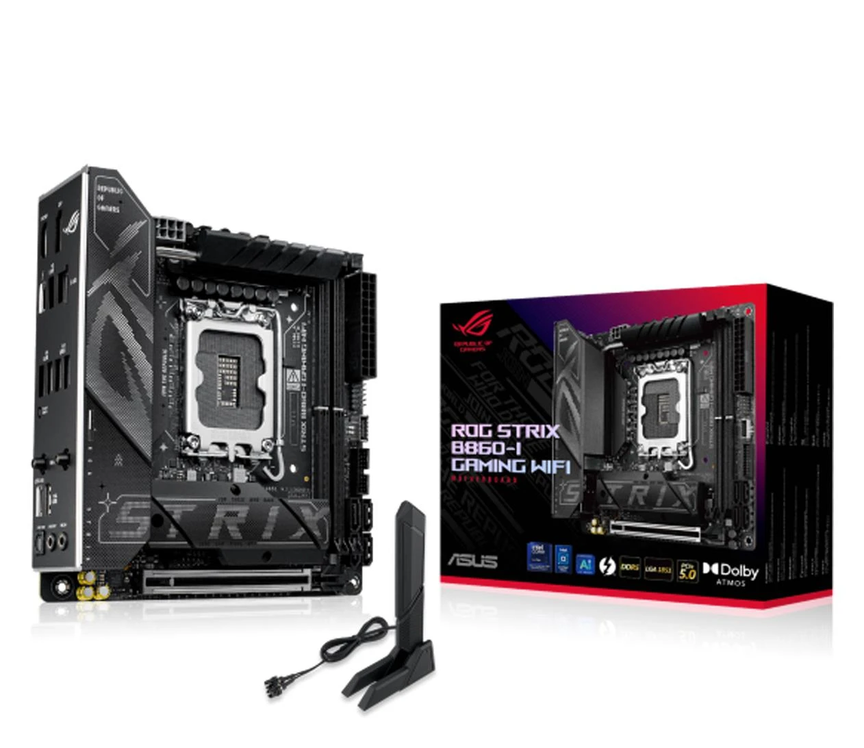 ASUS ROG STRIX B860-I GAMING WIFI EU Конструкция силовой части: 16+2+2;