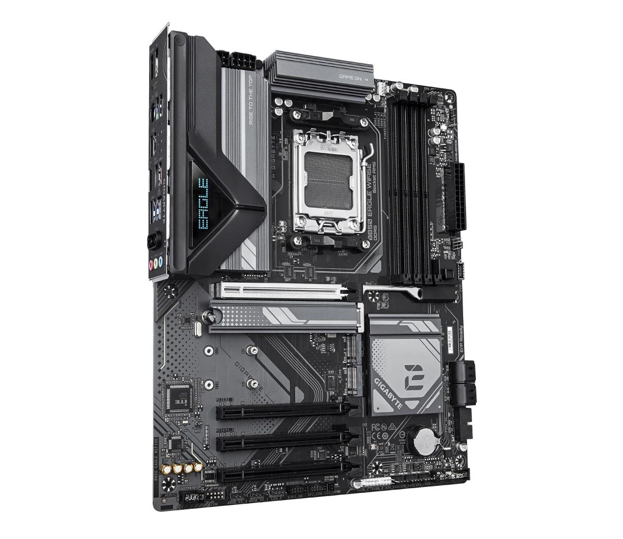 Gigabyte B850 EAGLE WIFI6E EU Охолодження секції живлення радіатором  Так (Повністю охолоджувана силова частина з алюмінієвим радіатором)