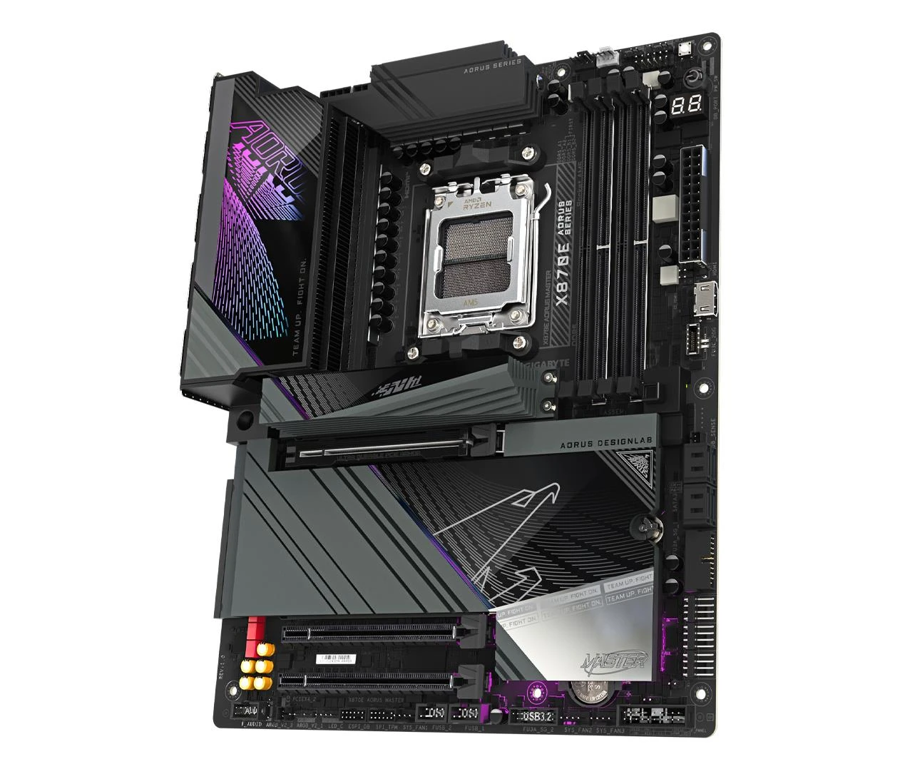 Gigabyte X870E AORUS MASTER EU Сімейства, що підтримуються процесором  AMD Ryzen ™ 