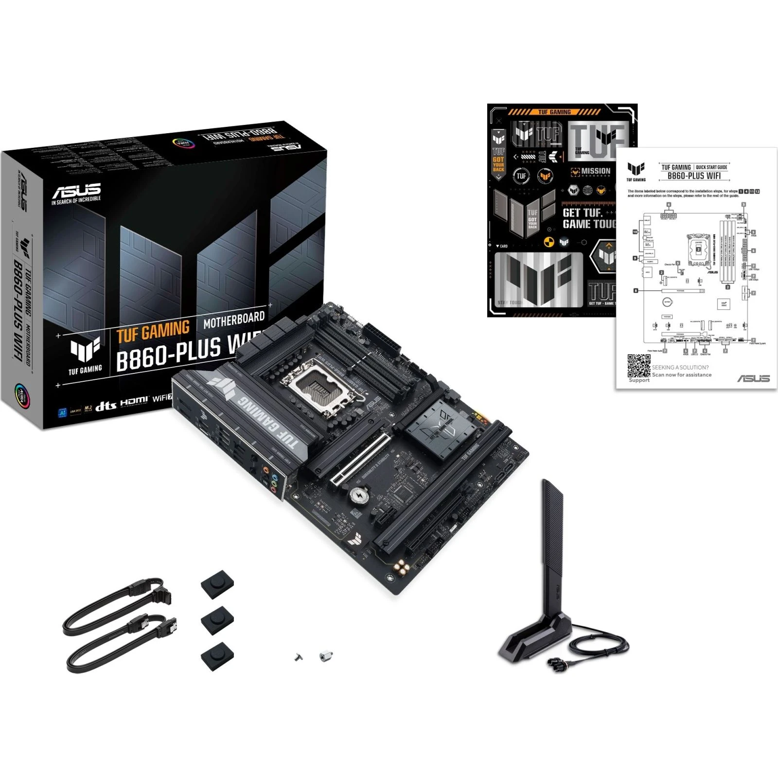ASUS TUF GAMING B860-PLUS WIFI (UA) Призначення: геймерська; Сокет: