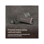 Patriot 32GB Rage R550 Matte Black USB 3.2/Type-C (PE32GR550DSAD) (UA)