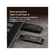 Patriot 32GB Rage R550 Matte Black USB 3.2/Type-C (PE32GR550DSAD) (UA)