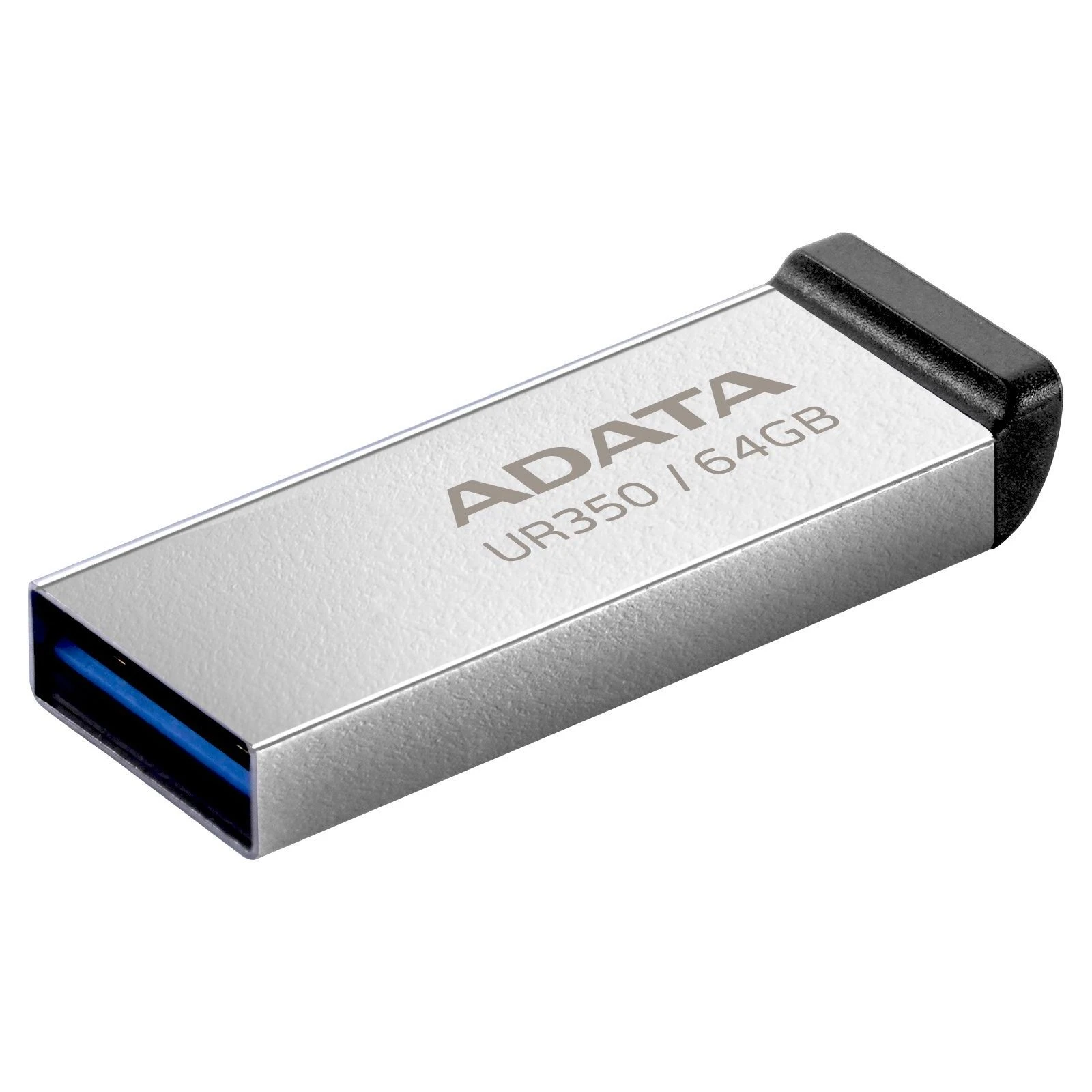 ADATA 64GB UR350 Silver-Black USB 3.2 (UR350-64G-RSR/BK) (UA) Максимальная скорость чтения 100 Мбайт/сек