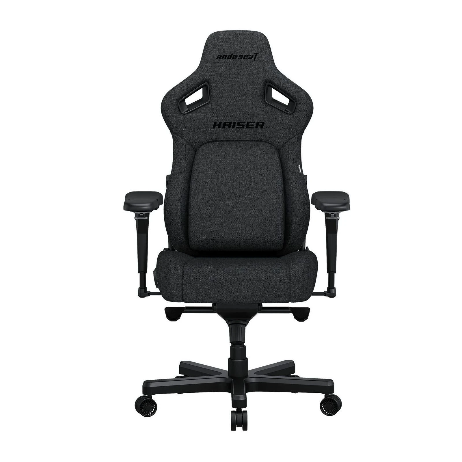 Anda Seat Kaiser 4 Fabric Size XL Dark Grey (AD12YDDC-XLL-20-GB-CF) (UA) Основание 5 ножек с колесами