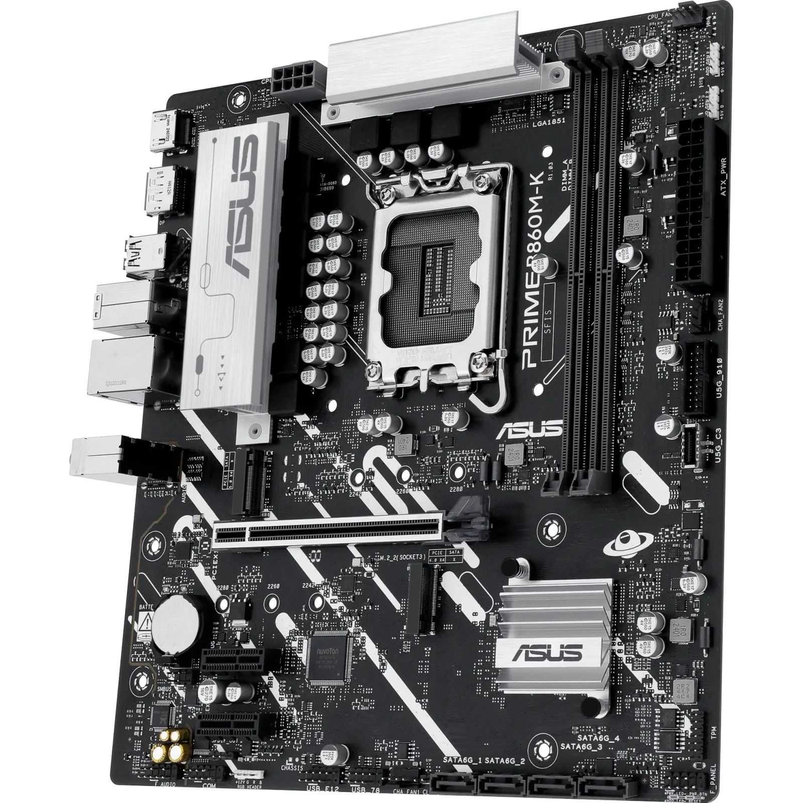 ASUS PRIME B860M-K (UA) тип оперативної пам’яті Пам'ять  DDR5 