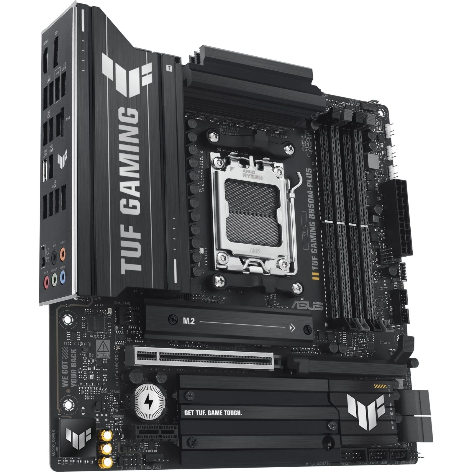 ASUS TUF GAMING B850M-PLUS (90MB1MT0-M0EAY0) (UA) Максимальний об'єм оперативної пам’яті  192 ГБ 