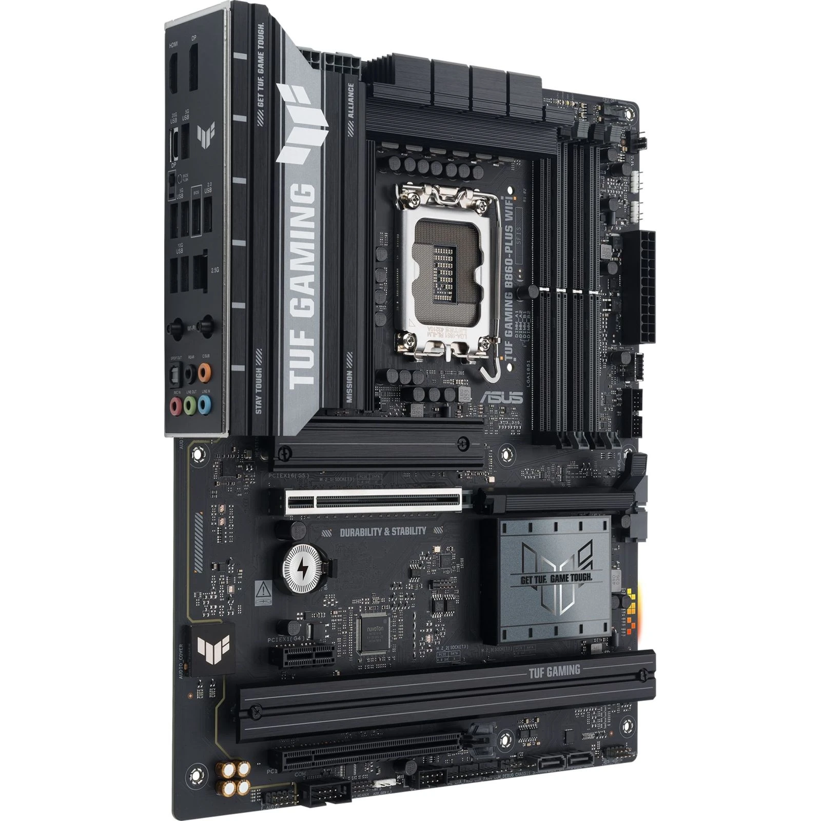 ASUS TUF GAMING B860-PLUS WIFI (UA) Кількість роз'ємів оперативної пам'яті 4 шт
