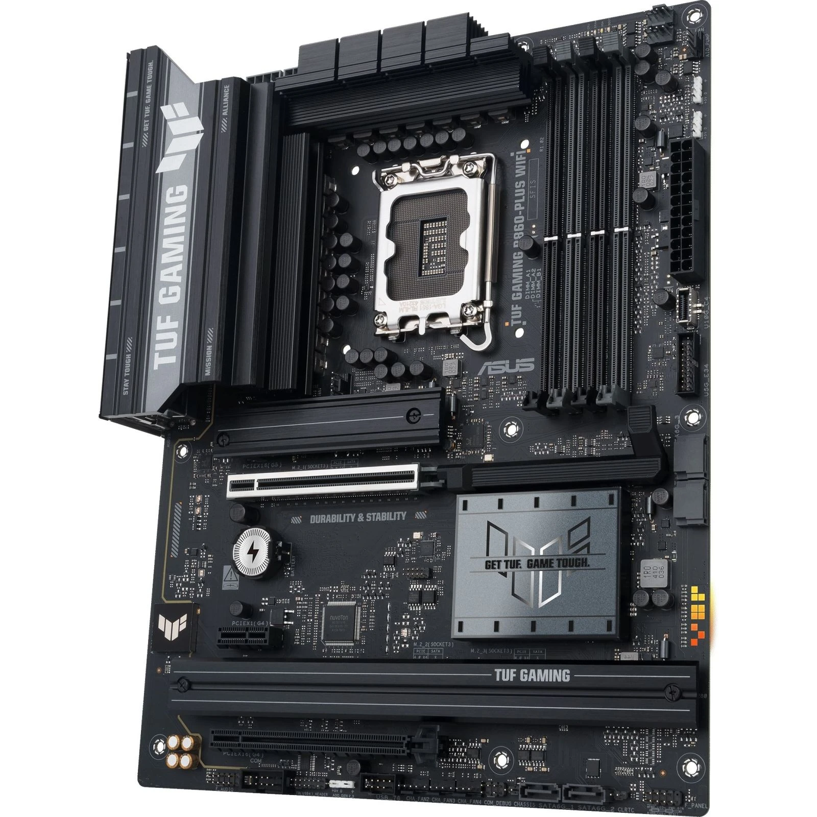 ASUS TUF GAMING B860-PLUS WIFI (UA) Тип оперативної пам'яті DDR5