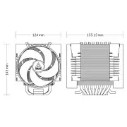 Кулер для процессора Arctic 4U-M Rev.2 (ACFRE00133B) (UA)