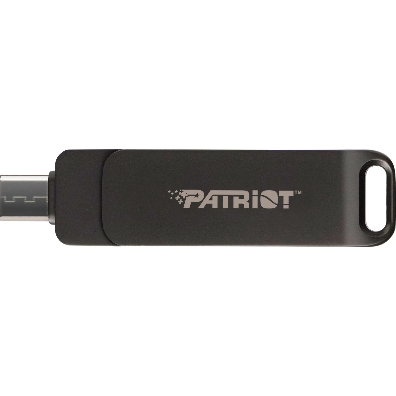 Patriot 32GB Rage R550 Matte Black USB 3.2/Type-C (PE32GR550DSAD) (UA) Фізичні розміри 69.6 ? 17.2? 10.1 мм