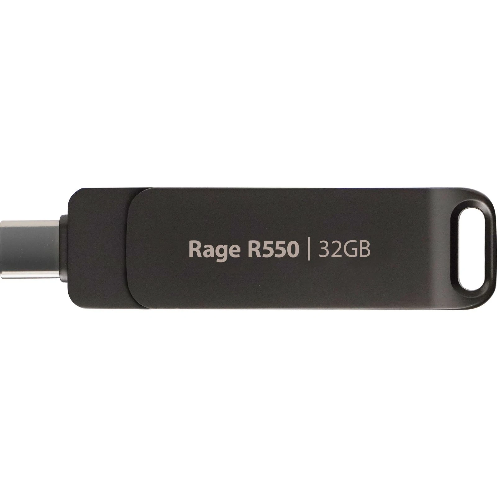 Patriot 32GB Rage R550 Matte Black USB 3.2/Type-C (PE32GR550DSAD) (UA) Матеріал корпусу метал