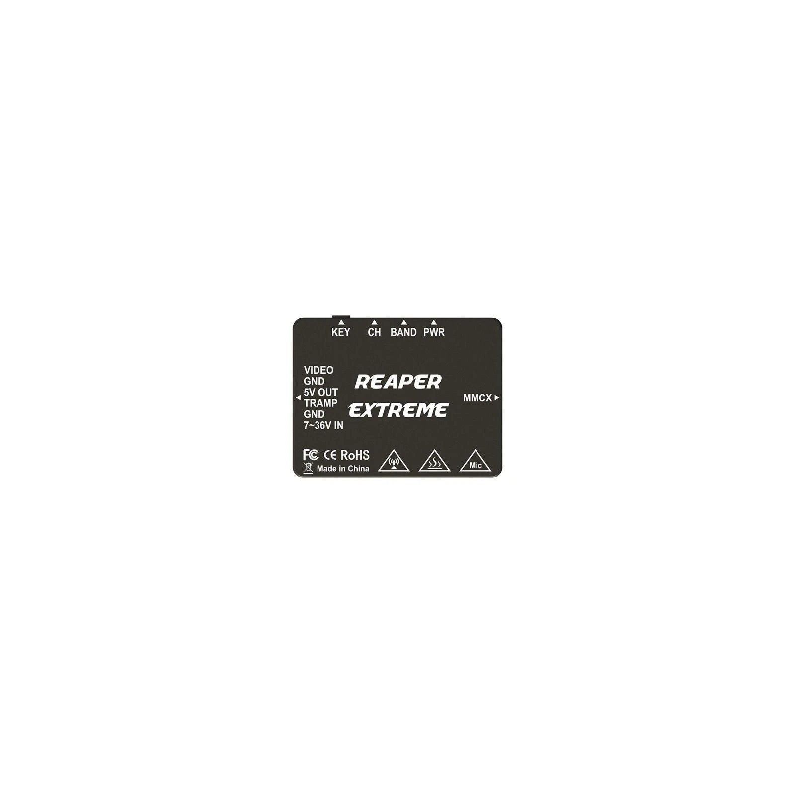 Відеопередавач (VTX) Foxeer Reaper Extreme V3 2.5W 4.9G6G 80CH VTx (MR1844) (UA) Тип: аналоговий; Потужність: