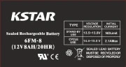 KSTAR 12V 8.0AH (6-FM-8) AGM (UA)