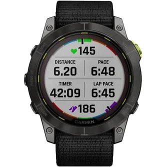 Смарт-годинник Garmin Enduro 2 (010-02754-00/01/13) Типи фізичної активності ходьба, біг, басейн і плавання, катання на лижах, сноуборді, класичному крос-кантрі, катанні на дошці з веслом, веслуванні, силові, високоінтенсивні інтервальні тренування, кардіо- та еліптичні тренування, степінг, веслування в приміщенні, дихальні вправи, пілатес, йога і т.д. 