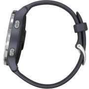 Спортивные часы Garmin Venu Silver Stainless Steel Bezel w. Granite Blue and Silicone B. (010-02173-01/03) 010-02173-03