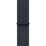 Apple Watch Series 10 GPS + Cellular 42mm Jet Black Aluminum Case with Ink Sport Loop (MWX83)