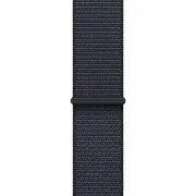 Apple Watch Series 10 GPS + Cellular 42mm Jet Black Aluminum Case with Ink Sport Loop (MWX83)