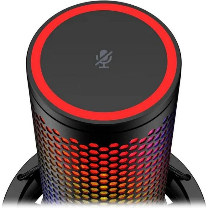 HyperX QuadCast 2 S Black RGB (9A273AA) (UA) Цвет черный+красный