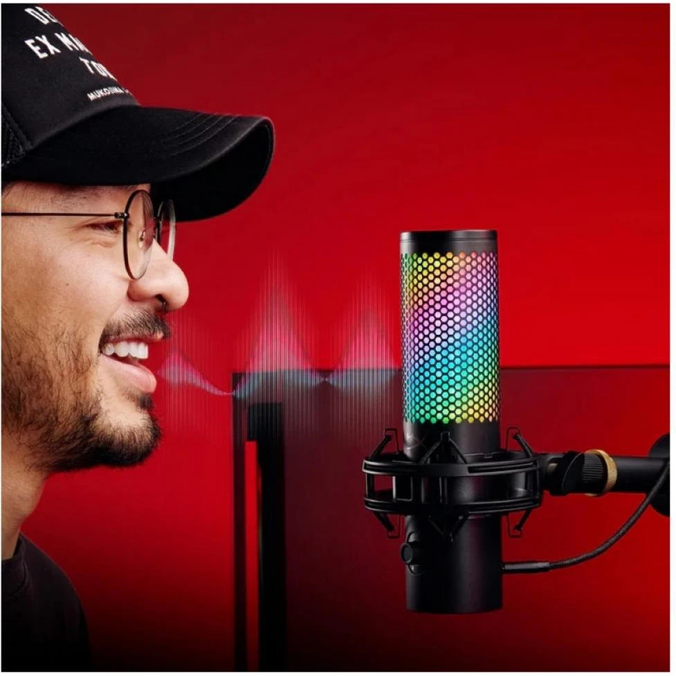 HyperX QuadCast 2 S Black RGB (9A273AA) (UA) Способ подключения проводной