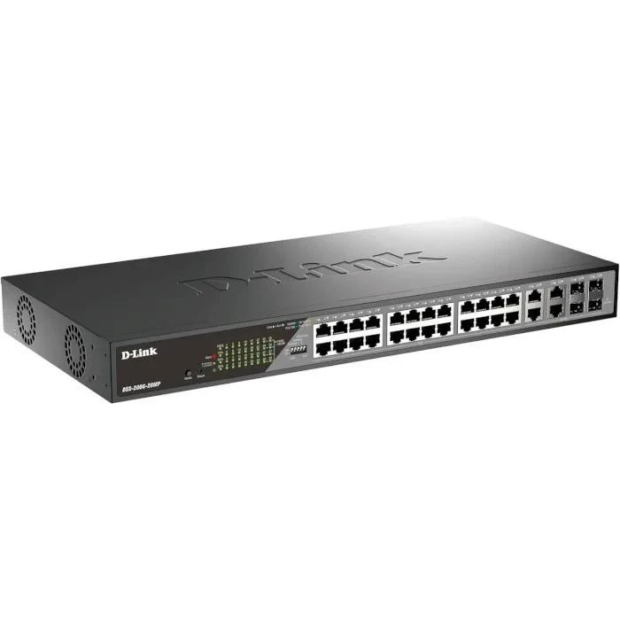 Коммутатор неуправляемый D-Link DSS-200G-28MP (DSS-200G-28MP) (UA) Бренд: D-Link; Количество портов