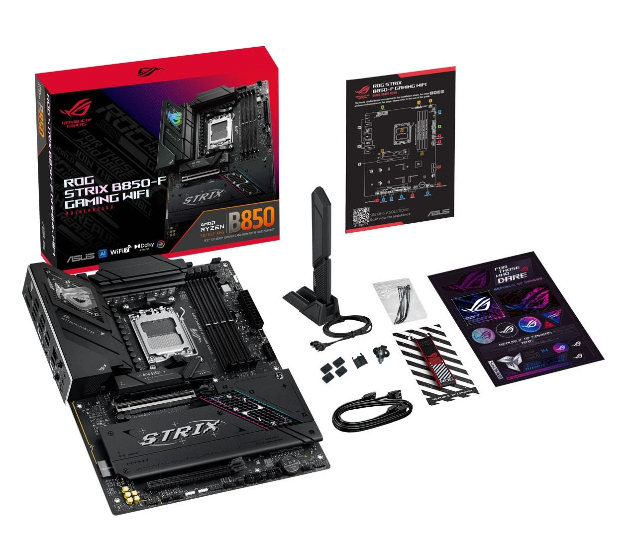 ASUS ROG STRIX B850-F GAMING WIFI EU Процесор розетки: розетка AM5;