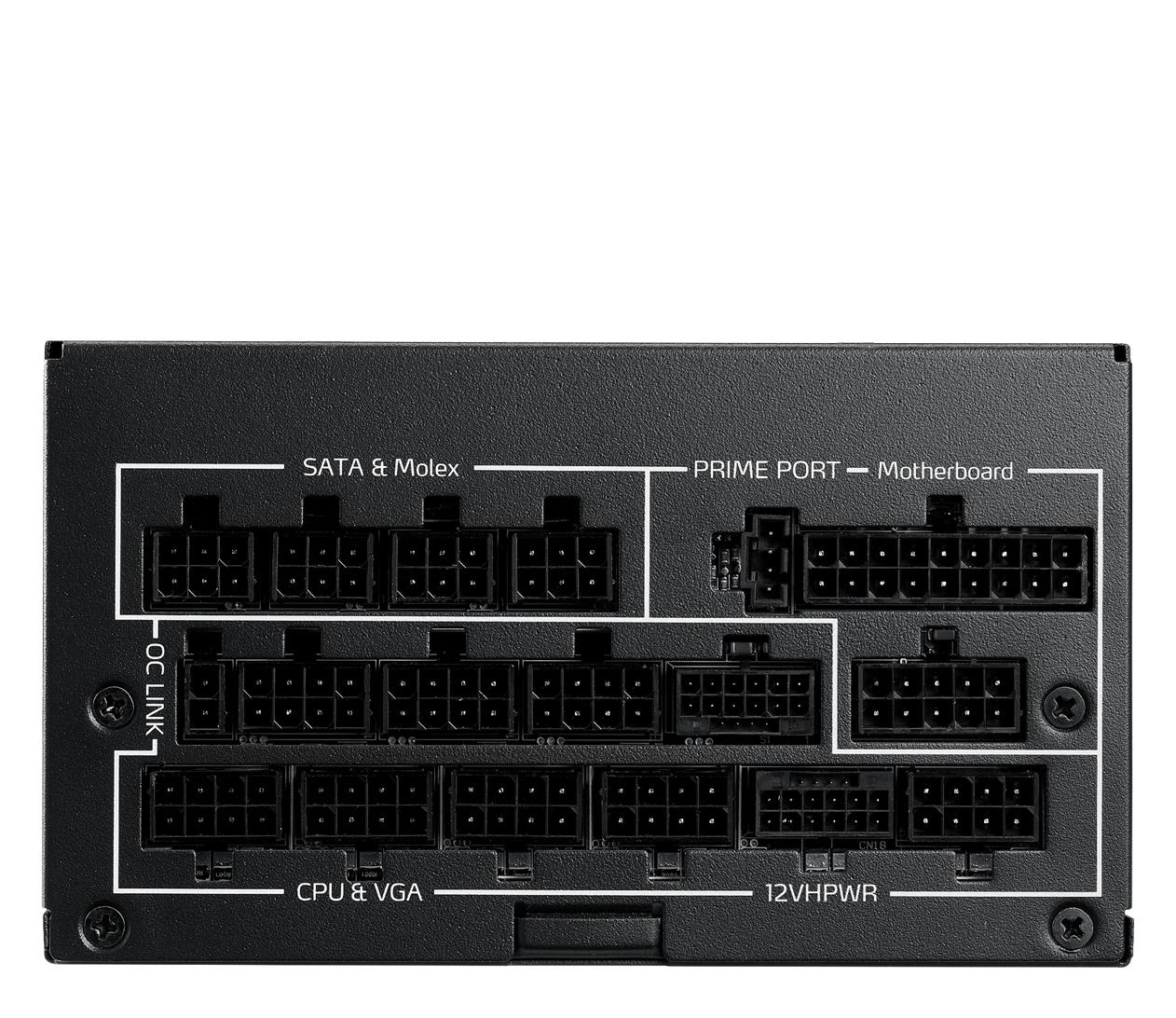 XPG Fusion 1600W 80 Plus Titanium ATX 3.0 (FUSION1600T-BKCEU) EU Эффективность  94% при 230В и нагрузке 20-100%.