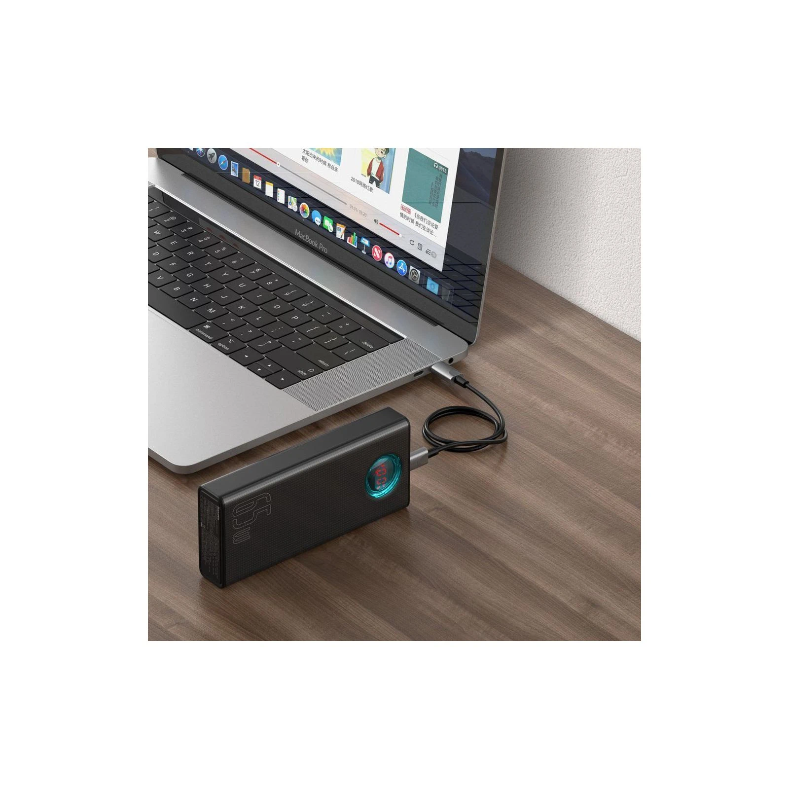 Baseus Amblight Digital Quick 30000mAh 65W, Black (PPLG00101) (UA) Місткість: 30000 mAh; Призначення: