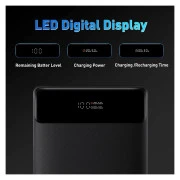 Baseus Blade Digital Display 20000mAh PD/100W, Black (PPDGL-01, PPBLD100-S) (PPBL000201) (UA)