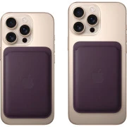 Чохол для мобільного телефону Apple iPhone FineWoven Wallet with MagSafe - Blackberry (MA7A4ZM/A) (UA)