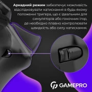 Геймпад GamePro GPS13B BT 5.3/USB/PC/iOS/Android/PS3/PS4 RGB Black (GPS13B) (UA)