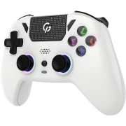Геймпад GamePro GPS13W BT 5.3/USB/PC/iOS/Android/PS3/PS4 RGB White (GPS13W) (UA)