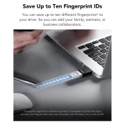 Lexar 256GB JumpDrive Fingerprint F35 Pro USB 3.2 (LJDF35P256G-RNBNG) (UA)