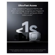 Lexar 256GB JumpDrive Fingerprint F35 Pro USB 3.2 (LJDF35P256G-RNBNG) (UA)