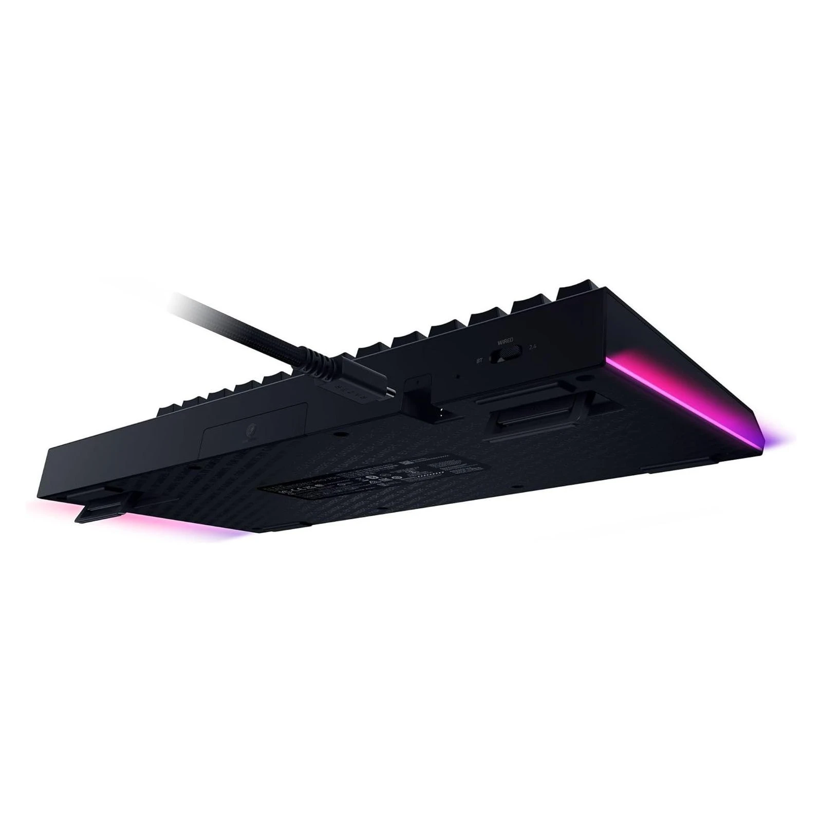 Razer BlackWidow V4 PRO Orange Switch Wireless/Bluetooth/USB UA Black (RZ03-05130100-R3M1) (UA) Тип мультимедийная, с подсветкой, игровая