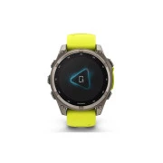 Смарт-часы Garmin fenix 8 47mm,Saph Solar, BareTi/Graphite,AmpYe/GrphBnd (010-02906-21) (UA)