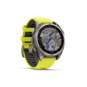 Смарт-часы Garmin fenix 8 47mm,Saph Solar, BareTi/Graphite,AmpYe/GrphBnd (010-02906-21) (UA)
