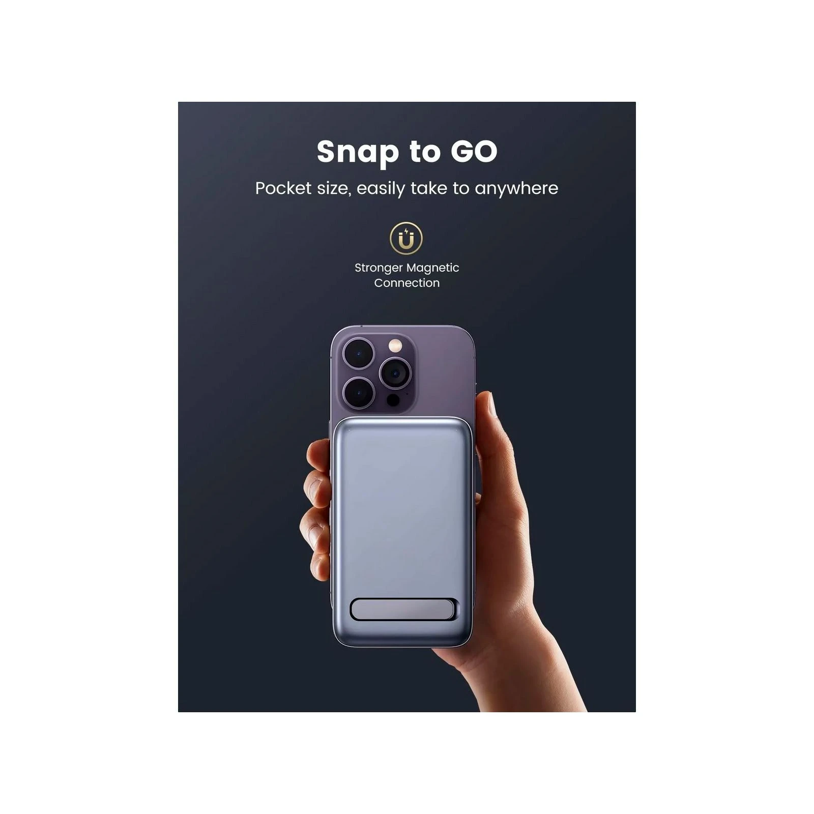 Ugreen 10000mAh 20W Mini Magnetic Wireless (15086) (PB206) (UA) Місткість: 10000 mAh; Призначення: