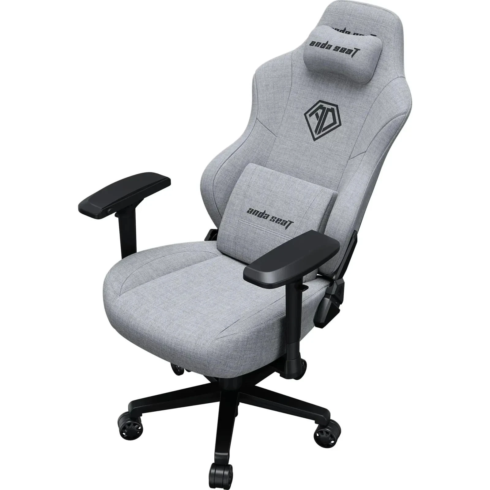 Anda Seat Phantom 3 Pro Fabric Size L Grey (AD18YC-06-G-F) (UA) Межа нахилу спинки 160°