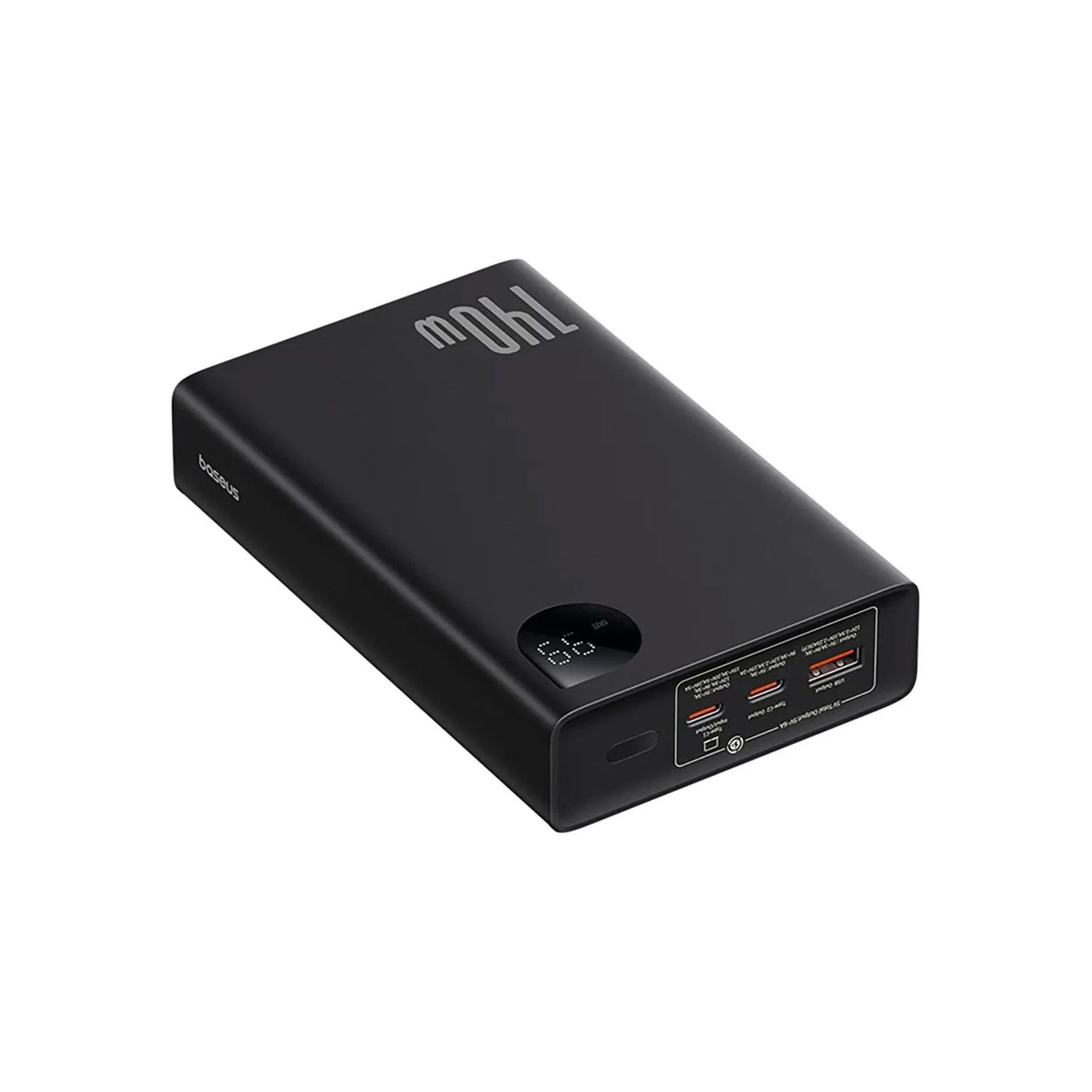 Baseus Adaman Metal Digital Display 24000mAh 140W, Black (P10021508113-00) (P10021507112-02) (UA) Інтерфейси підключення (вихід) 2 x USB Type-C, 1 х USB