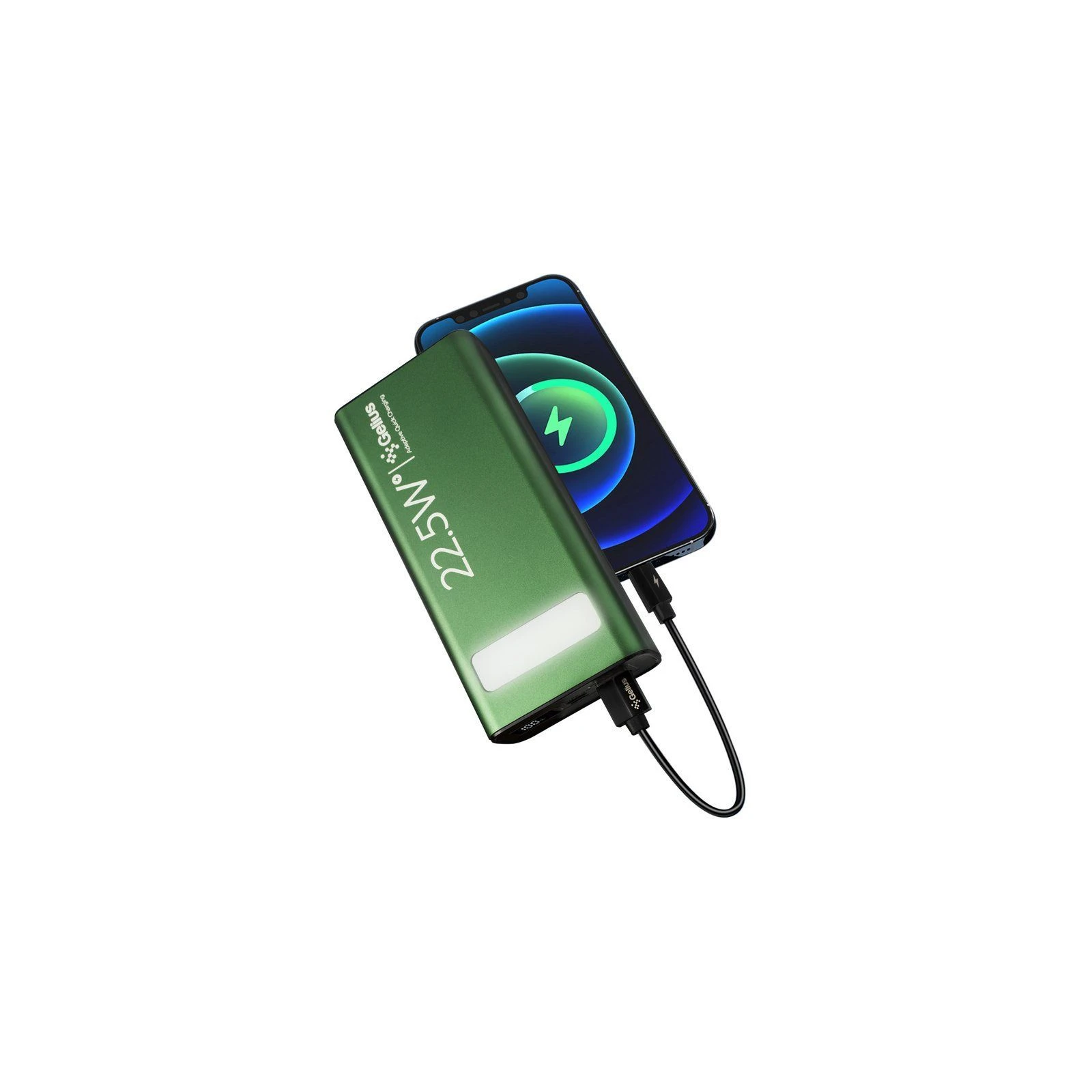 Gelius Lightstone GP-PB300 30000mAh QC+PD (22.5W) Green (00000090465) (UA) Ёмкость 30000 mAh