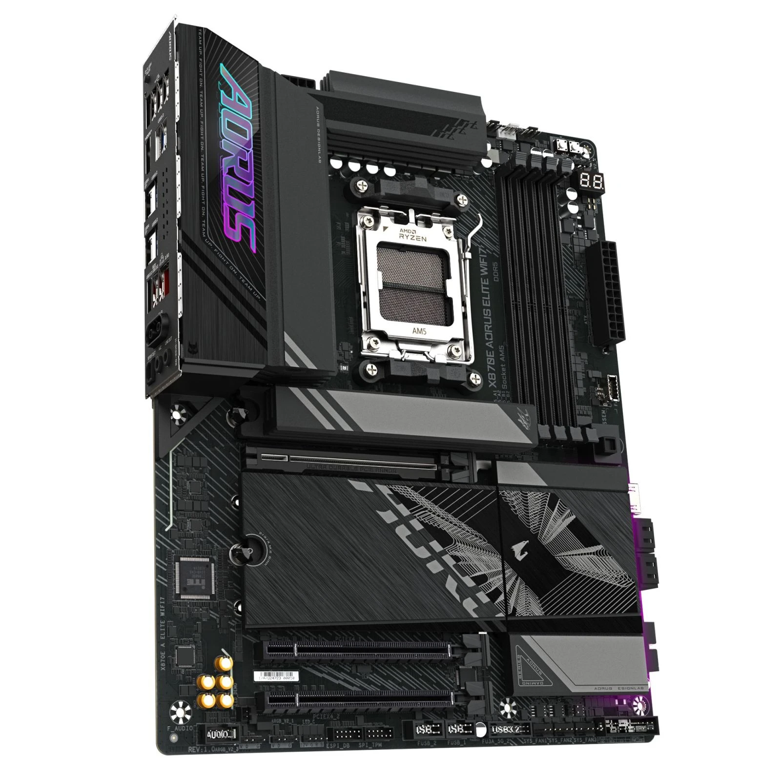 GIGABYTE X870E AORUS ELITE WIFI7 (X870E A ELITE WIFI7) (UA) Модель чипсета AMD X870E