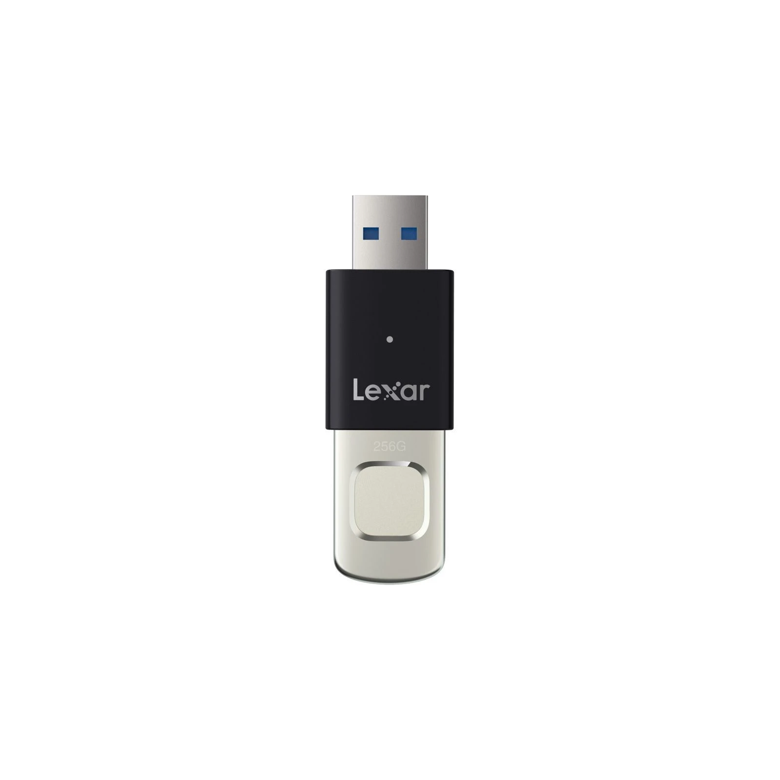 Lexar 256GB JumpDrive Fingerprint F35 Pro USB 3.2 (LJDF35P256G-RNBNG) (UA) Об'єм пам'яті: 256 Gb; Максимальна
