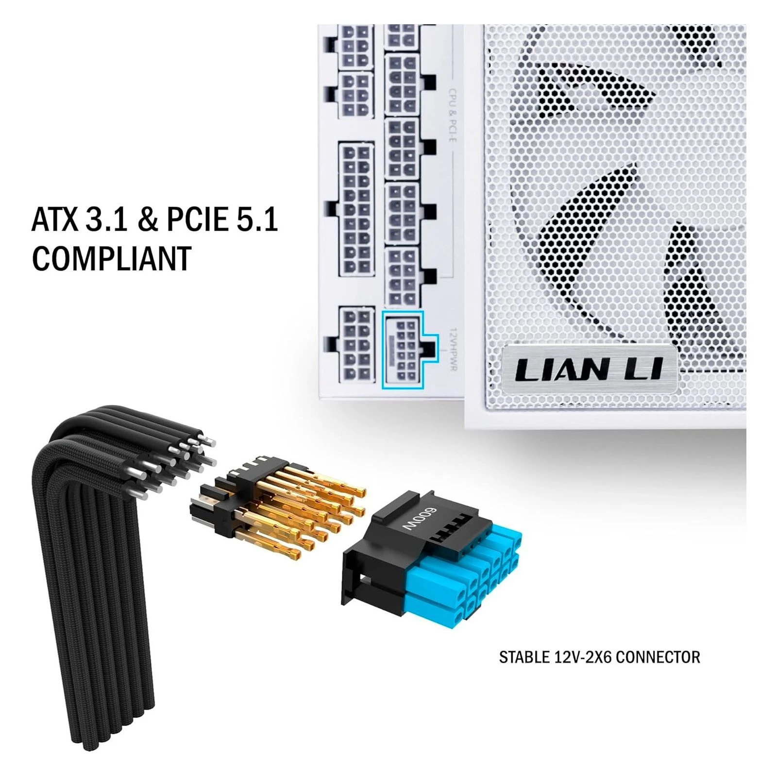 Lian Li 1300W EDGE1300 White (G9P.EG1300.WE00.EU) (UA) Стандарт БП SFX-L