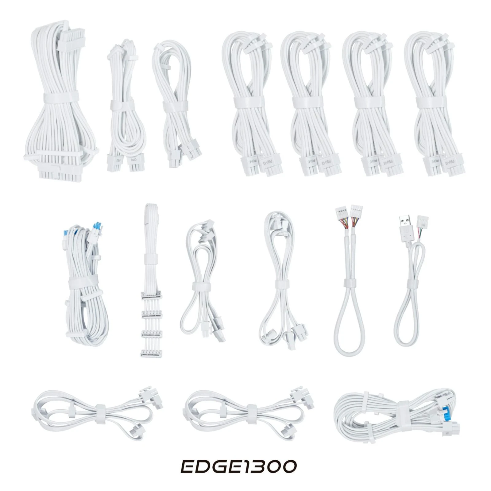 Lian Li 1300W EDGE1300 White (G9P.EG1300.WE00.EU) (UA) Модульне підключення кабелів Full