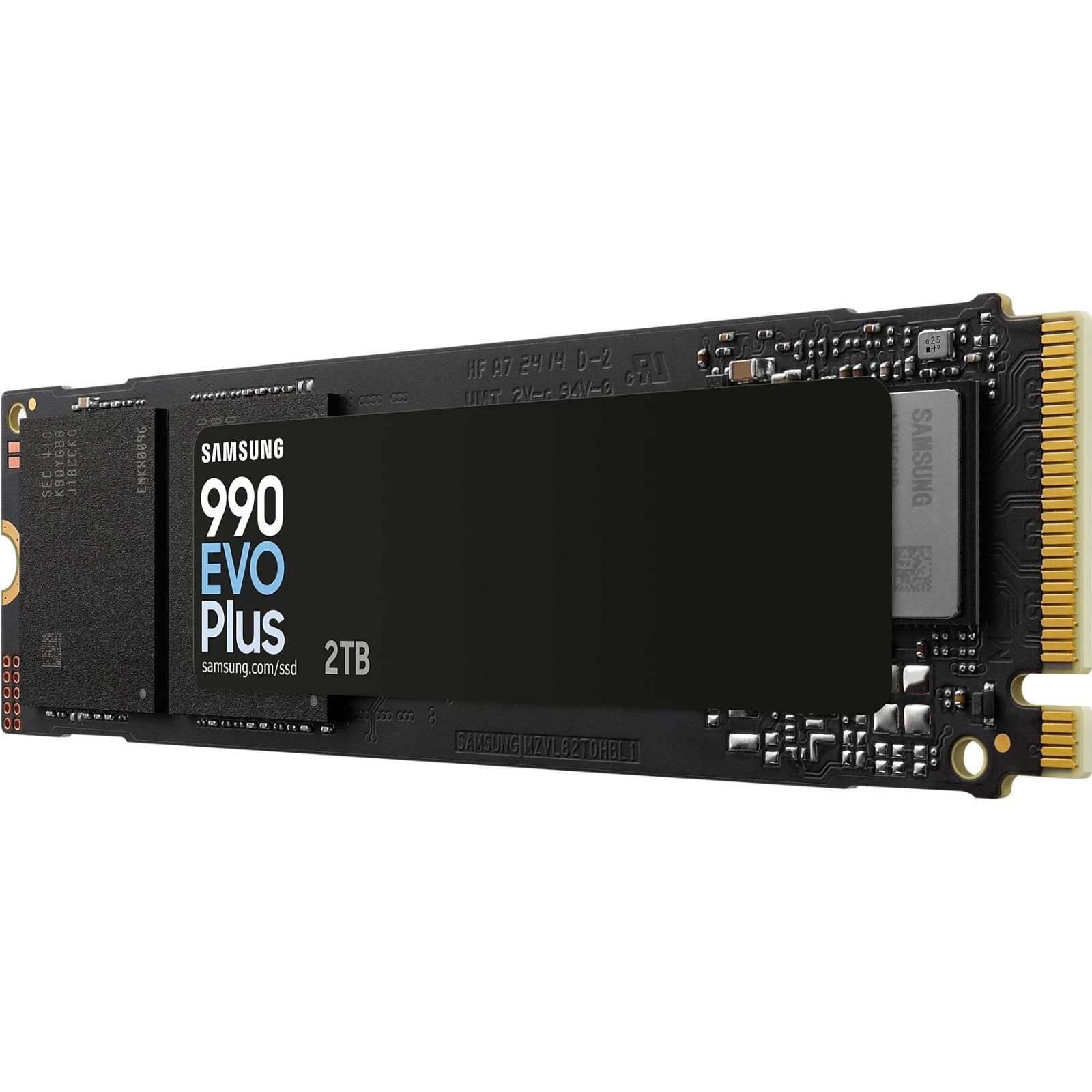M.2 2280 2TB 990 EVO Plus Samsung (MZ-V9S2T0BW) (UA) Тип флеш-пам'яті 3D TLC NAND