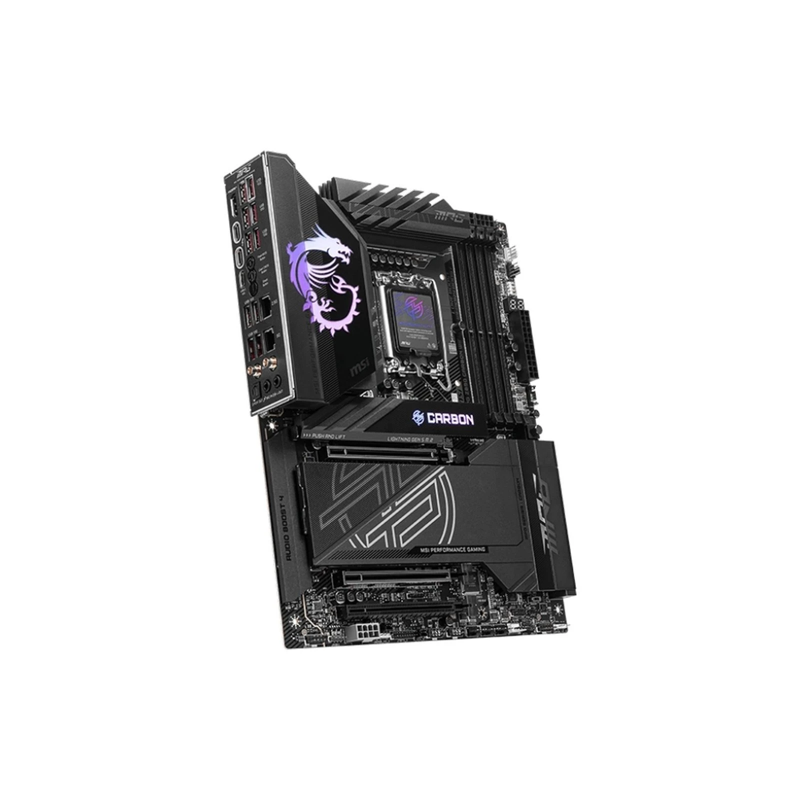 MSI MPG Z890 CARBON WIFI (UA) Слоты расширения 1 x PCI-E 4.0 x16 ,  2 x PCI-E 5.0 x16